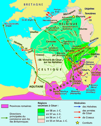 La guerre des Gaules