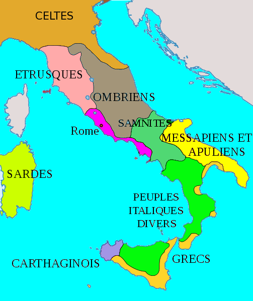 L'Italie en 400 av. J.C.