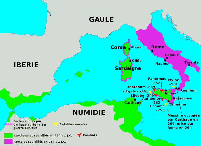 La premire guerre punique