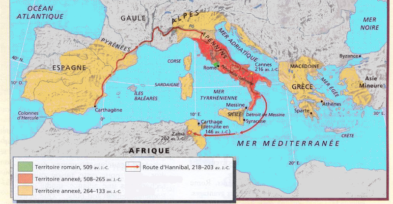 La croissance de la république romaine